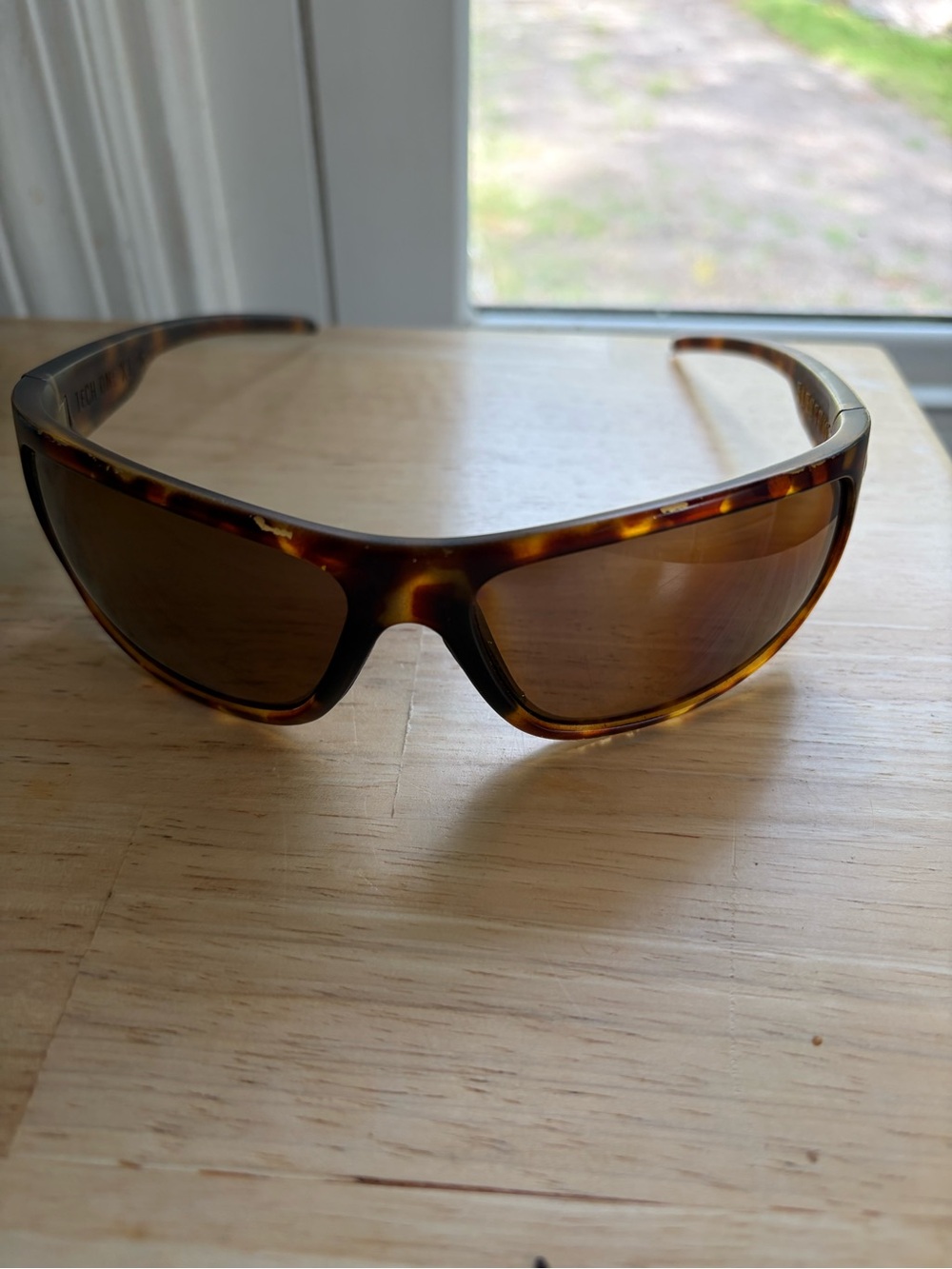 Electric Tech One XL Gloss Tortoise/Bronze Polarized Sunglasses